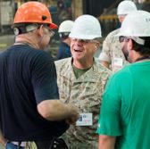Marine Corps Commandant Robert Neller Tours Huntington Ingalls' Mississippi Shipyard - top government contractors Robert Neller