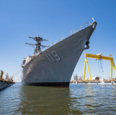 Huntington Ingalls, Navy Christen Delbert D. Black Guided Missile Destroyer - top government contractors - best government contracting event