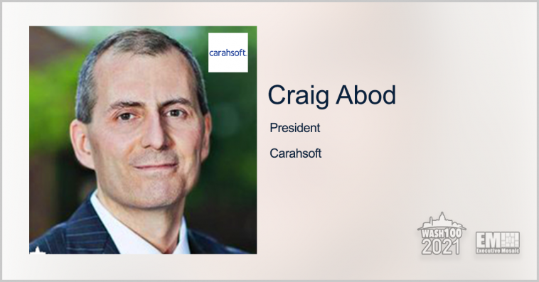 AWS Partners With Carahsoft, Buurst on Data Migration Efforts to Cloud; Craig Abod Quoted