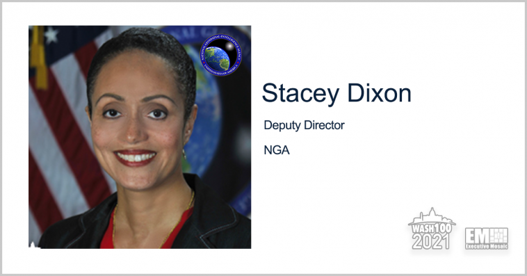 NGA Deputy Director Stacey Dixon Tops 2021 Wash100 Popular Vote Standings; Executive Mosaic CEO Jim Garrettson Quoted