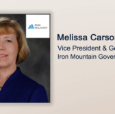 Executive Spotlight: Melissa Carson, VP & GM at Iron Mountain Government Solutions