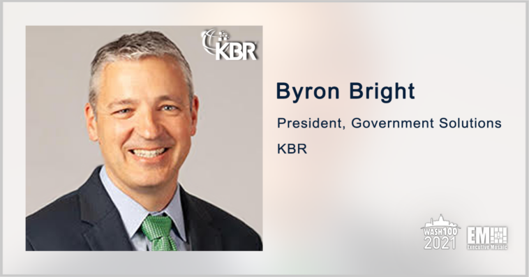 Executive Spotlight: Byron Bright, President of Government Solutions With KBR