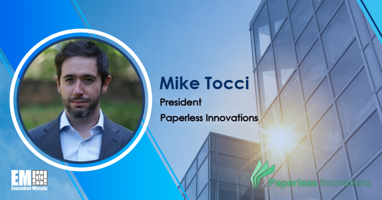 Executive Spotlight: Mike Tocci, President of Paperless Innovations