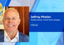 Executive Spotlight: Jeffrey Phelan, Public Sector Chief Technologist With H2O