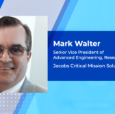Jacobs Books $100M NSWC Contract for Undersea Launch Test Facility Services; Mark Walter Quoted