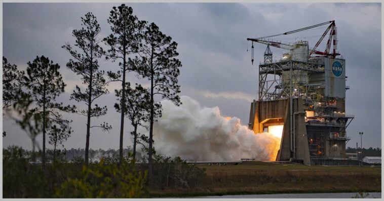 NASA,  Aerojet Rocketdyne Complete Initial Test of Redesigned RS-25 Space Launch System Engine