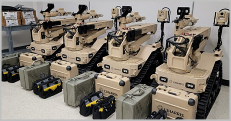 Air Force Receives Explosive Ordinance Disposal Robots From L3Harris
