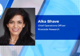 Alka Bhave of Riverside Research Reveals Top Challenge of Fielding Warfighter Capabilities