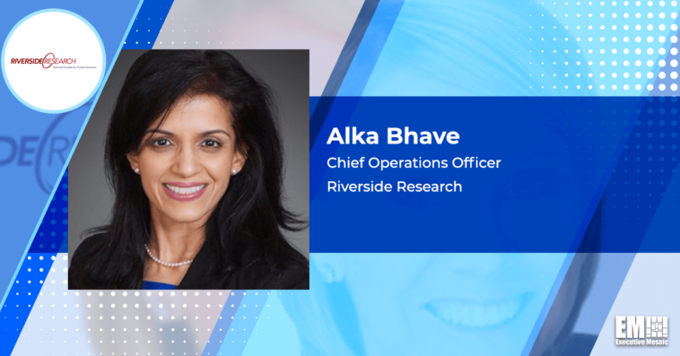 Alka Bhave of Riverside Research Reveals Top Challenge of Fielding Warfighter Capabilities