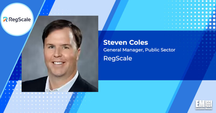 Former C3 AI Exec Steven Coles Joins RegScale as Public Sector General Manager