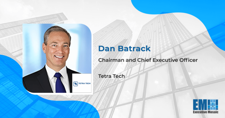 Tetra Tech to Support Civil Works Infrastructure Under USACE Contract; Dan Batrack Quoted