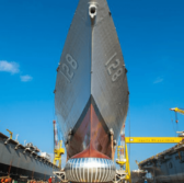HII Marks Christening of Navy’s Future USS Ted Stevens Destroyer
