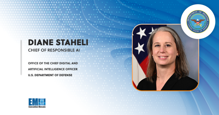 CDAO’s Diane Staheli Says Responsible AI is ‘Important Step Forward’ for DOD