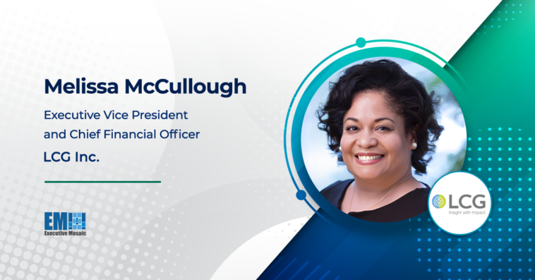 LCG to Back Booz Allen’s Work on NIH Heart Institute Contract; Melissa McCullough Quoted