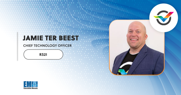 Former Booz Allen Exec Jamie Ter Beest Assumes CTO Role at RS21