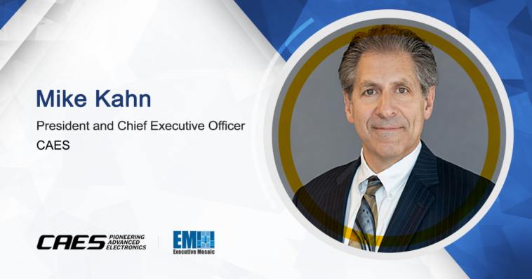 CAES Earns DOD Office Recognition for Military Service Member Support; Mike Kahn Quoted