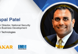 Krupal Patel Named Senior Director of National Security Space Business Development at Maxar