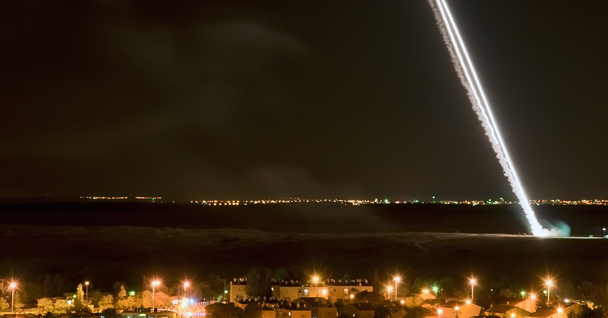 Iron Dome in Action: Probing Israel’s Air Defense System - top government contractors Iron Dome Rocket Launch