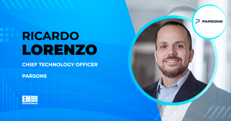 Parsons’ Ricardo Lorenzo Discusses Operationalizing AI Systems for Department of Defense Missions