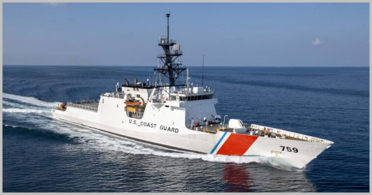 HII Transfers National Security Cutter Calhoun to Coast Guard