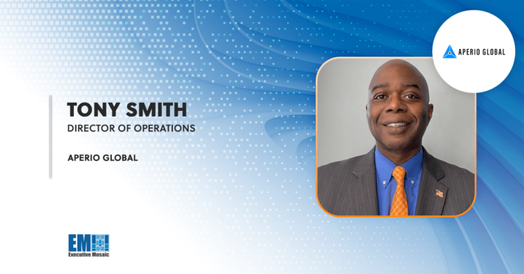 Tony Smith Named Director of Operations at Aperio Global; Earl Stafford Quoted