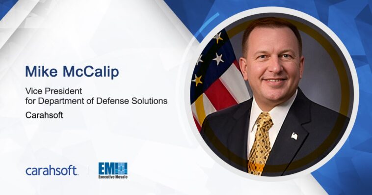 Carahsoft’s Mike McCalip Discusses USAF Plans for Generative AI, Supra Coders and Cybersecurity