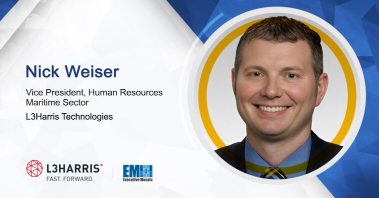 Nick Weiser Elevated to Human Resources VP Post at L3Harris’ Maritime Sector