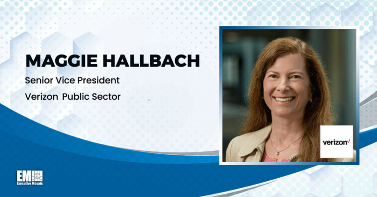 Verizon Books Navy Task Order for Voice, Data Services; Maggie Hallbach Quoted