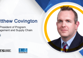 Matthew Covington Promoted to CAES Program Management, Supply Chain VP