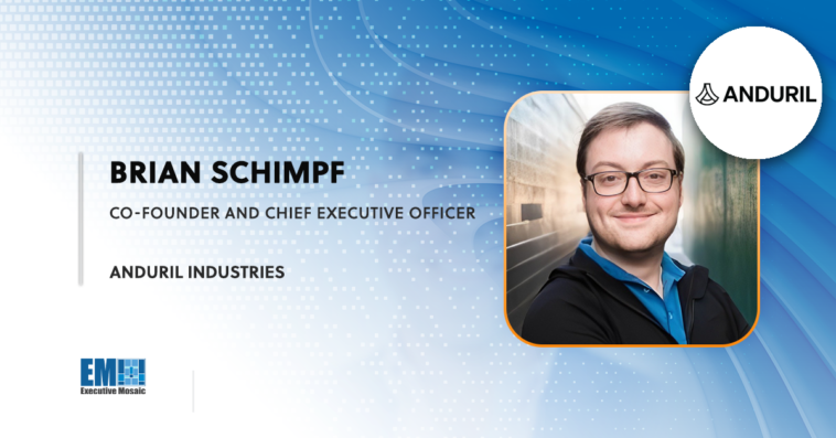 Anduril’s New Line of Passive Airborne Sensors Features AI Detection Capability; Brian Schimpf Quoted