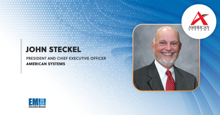 American Systems Programs Secure CMMI Maturity Level 3 Appraisal; John Steckel Quoted