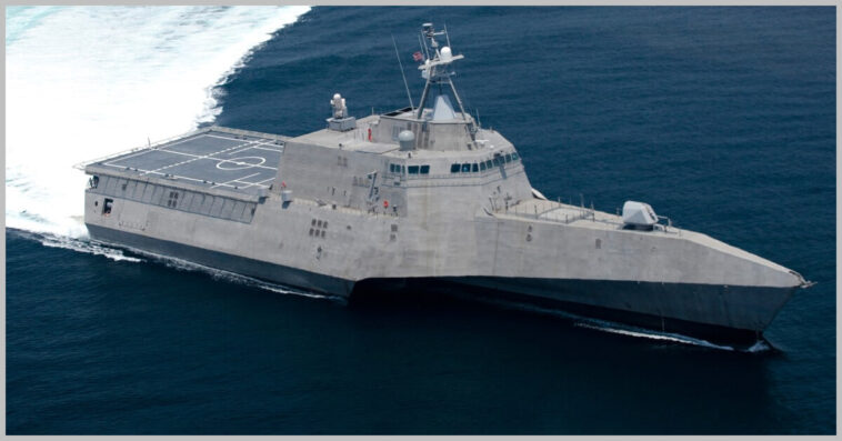 Austal USA Christens Last Independence-Variant Littoral Combat Ship