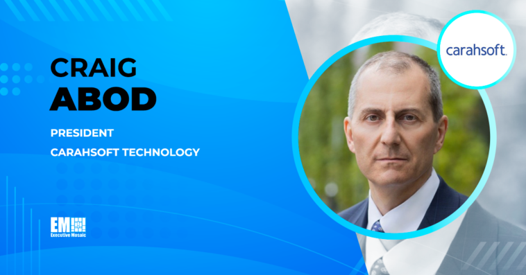 Carahsoft to Offer PIXM Anti-Phishing Service to Government Agencies; Craig Abod Quoted