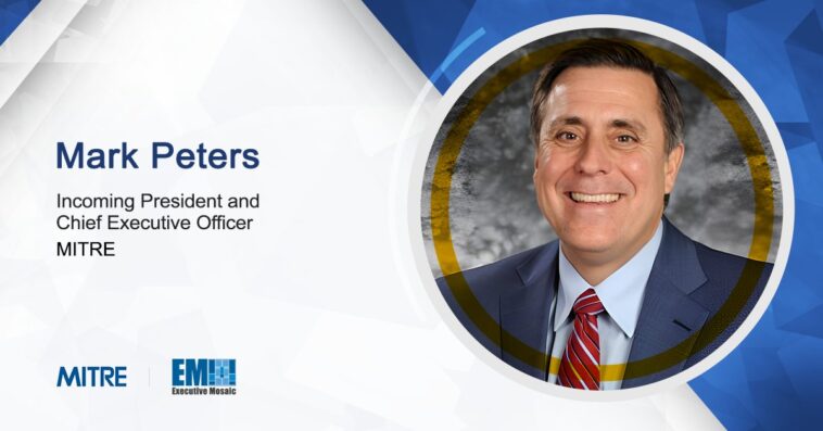 Mark Peters to Succeed Jason Providakes as MITRE President & CEO