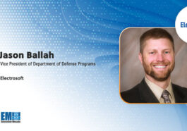 Jason Ballah Joins Electrosoft as VP of DOD Programs