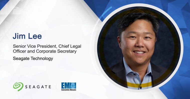 Jim Lee Named Seagate SVP, Chief Legal Officer & Corporate Secretary