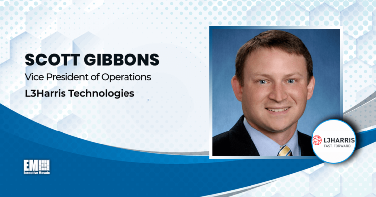Scott Gibbons Appointed Operations VP at L3Harris