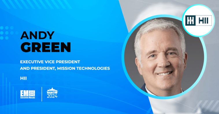 HII Mission Technologies Awarded $65M DOD IAC Task for Research and Analysis Services; Andy Green Quoted