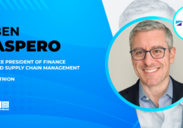 Ben Aspero Joins Astrion as VP of Finance & Supply Chain Management