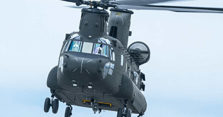 Boeing Delivers First Upgraded Chinook Helicopter to the Army