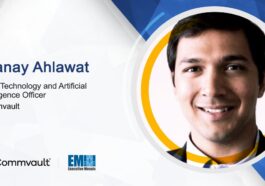 Pranay Ahlawat Joins Commvault as Chief Technology and Artificial Intelligence Officer