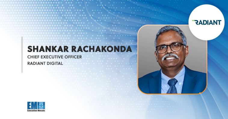Radiant Digital’s Creative Group Secures ISACA CMMI Level 3 Appraisal; Shankar Rachakonda Quoted