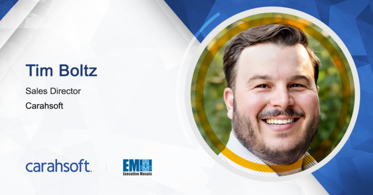 Carahsoft Healthcare Director Tim Boltz Discusses AI & Cybersecurity in Health Space