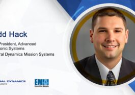 Todd Hack Promoted to Advanced Electronic Systems VP at General Dynamics Mission Systems