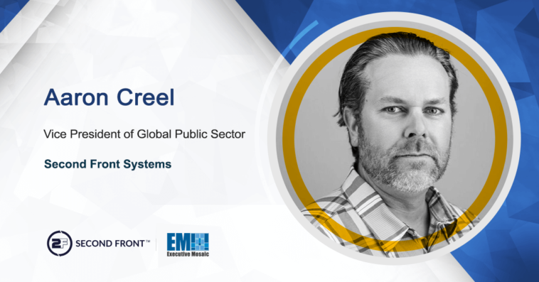 Aaron Creel Named Second Front Systems Global Public Sector VP