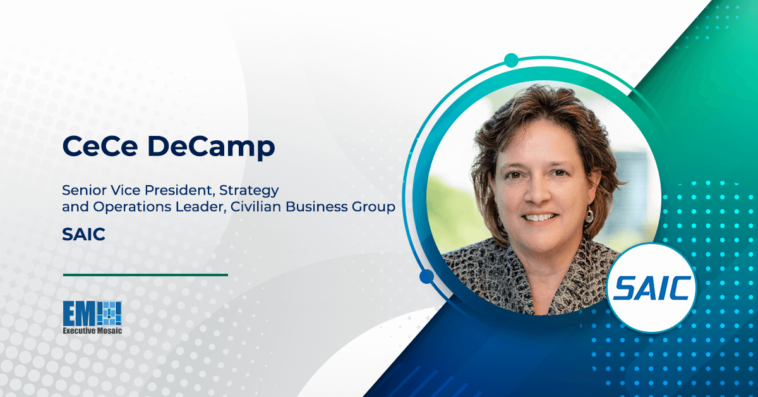 SAIC Names CeCe DeCamp SVP, Strategy & Operations Leader for Civilian Business Group