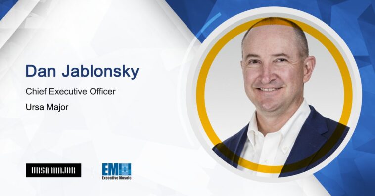 Dan Jablonsky to Take Command of Ursa Major as CEO