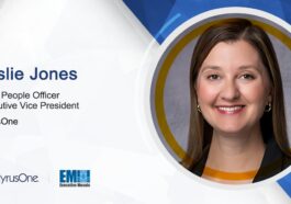 Leslie Jones Joins CyrusOne as EVP, Chief People Officer