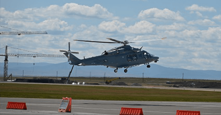 Boeing Makes Initial Delivery of Grey Wolf Helicopter to Air Force