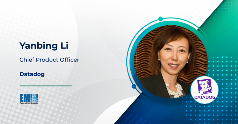 Yanbing Li Joins Datadog as Chief Product Officer